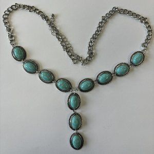 DIY Turquoise Lariat Necklace